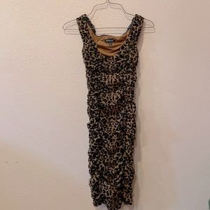 beautiful express animal print dress, used only once